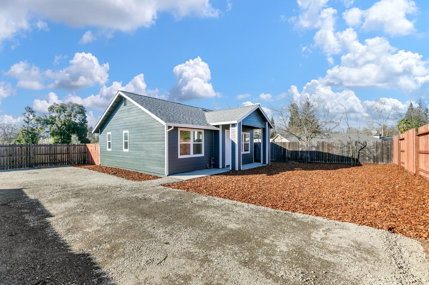 Completed 750 square foot detached ADU on Oak Avenue in Orangevale California