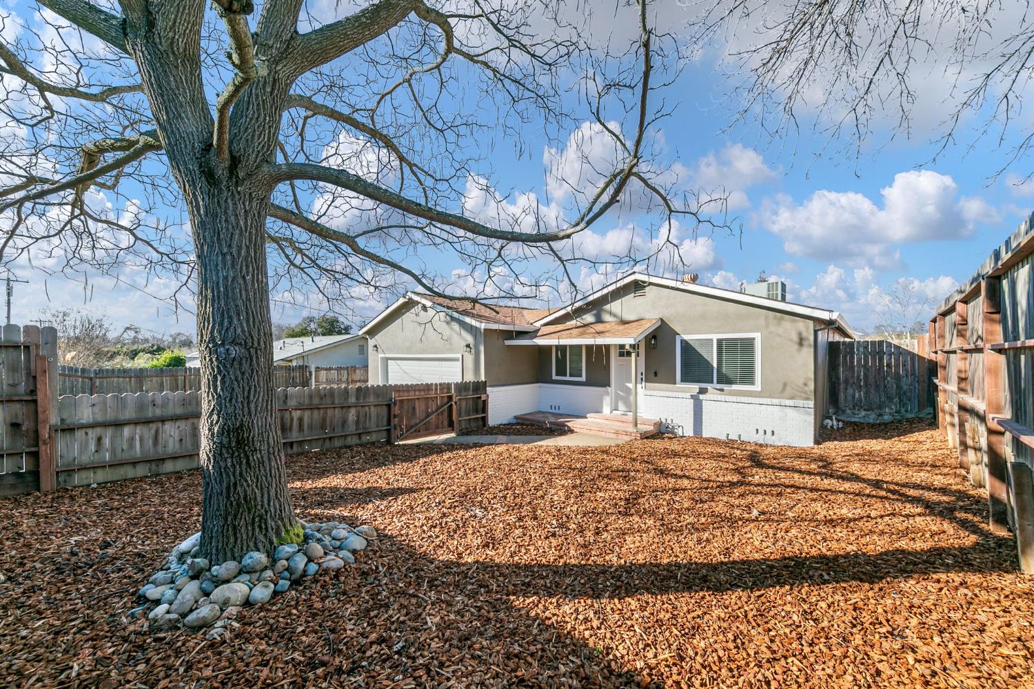 Exterior of the original 1958 Oak Avenue home after renovation