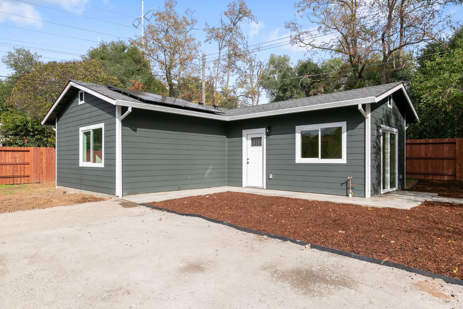 Completed 750 square foot detached ADU in Orangevale California
